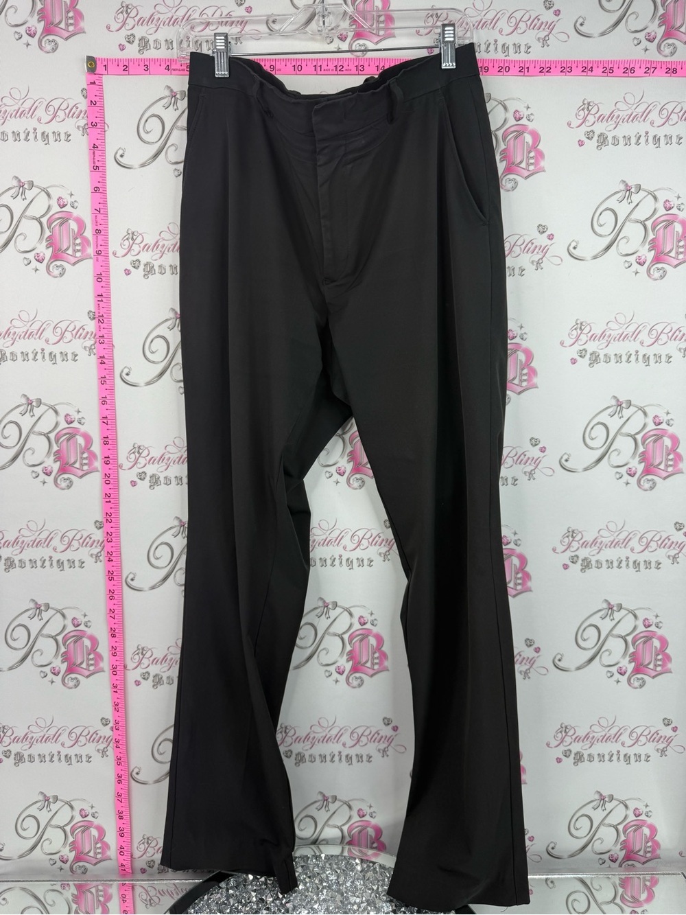 Tommy Hilfiger pants dress pants Black Pleated Dress Pants